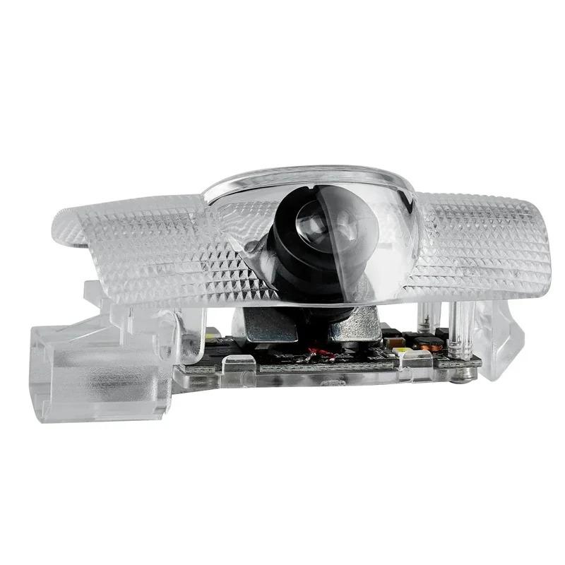 VTSJ3 Car LED HD Projector Lamp Car Door Welcome Lights For Toyota Corolla Camry Prado Venza Prius Land Cruiser Sequoia Previa Sienna