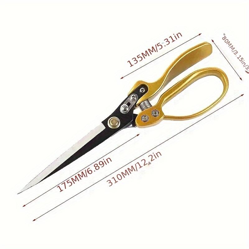 Best Selling Multi Purpose Scissors: Large Size for Trimming Pet Hair, Home Use, Lawn Care , Sharp Manganese Steel with Ergonomic Handle Design