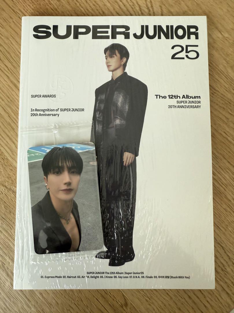 

[USED] Leeteuk SUPER JUNIOR 25 and showcase bonus trading card