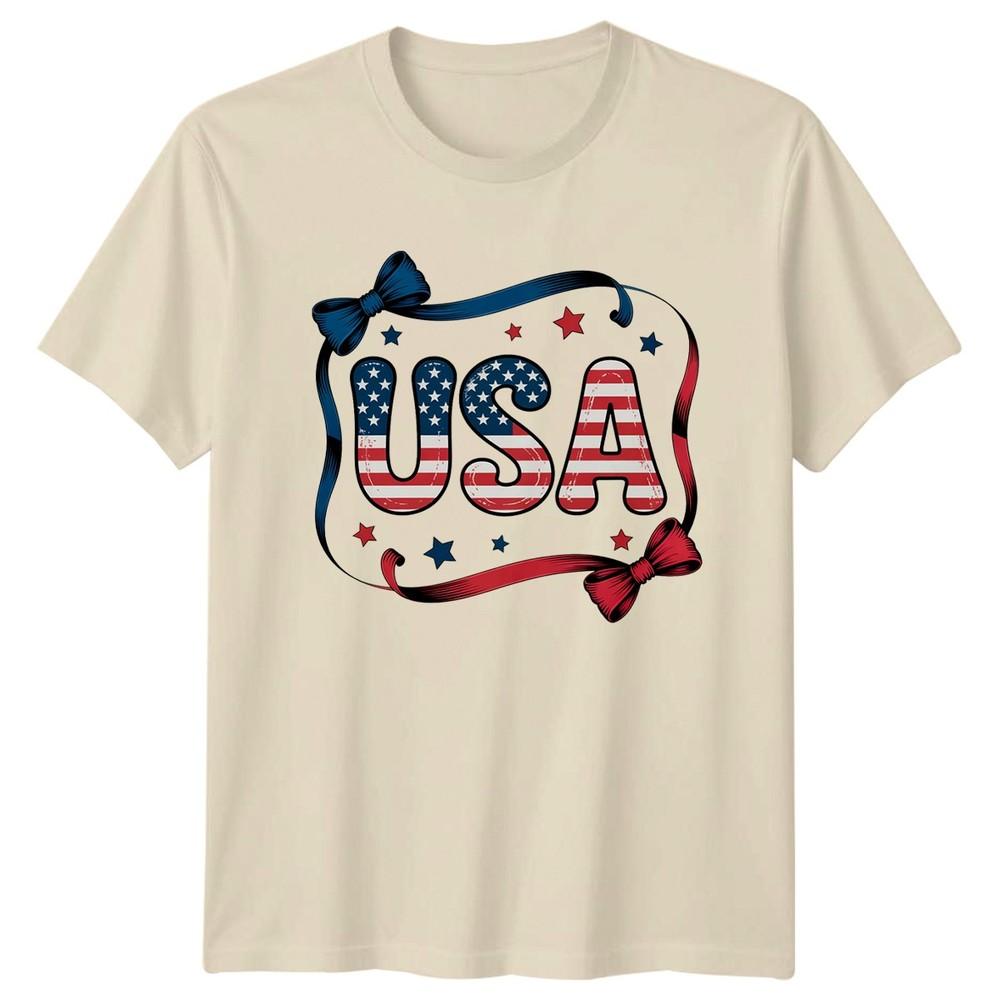 Usa Unisexs TShirt Independence Day Patriotic 4th July Gift For Her