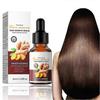 Hair Growth Serum with Ginger Extract, Ginger Hair Growth Serum, Ginger Hair Treatment Oil For Thicker, Stronger, Smoother & More Glossy Hair