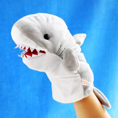 Cartoon Dinosaur Hand Puppet Plush Toy Hand Puppet Gloves That Can Open Mouth For Kindergarten Performances