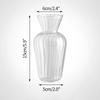 Glass Flower Vase Decoration Household Modern Decorative Vases Hydroponics Plant Bottle Multicolor Flower Plants Desktop Ornament