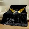 Angel Winged Warrior Dragon Print Blanket  Printed Blanket for Living Room Bed Couch lunch break Soft Cozy Blanket for Friend's festival Gift