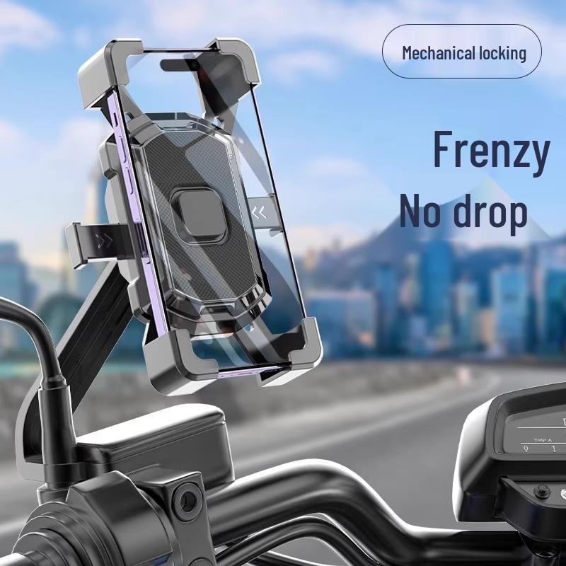 Upgraded Waterproof Anti-Shake Mobile Phone Holder for Electric Vehicles & Bicycles - Ideal for Navigation & Delivery