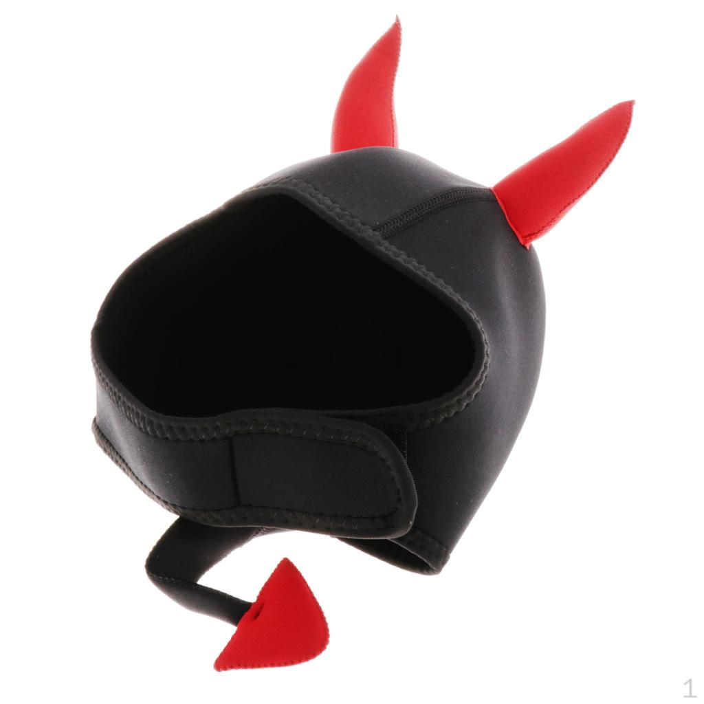 3mm Neoprene Cartoon Snorkeling Hoods Warm Hood Cap