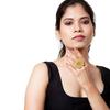 Plated Kundan, LCT, Pearls and CZ Studded Traditional Big Oversized Finger Adjustable Ring for Women