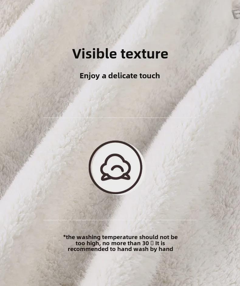 Women's & Men's Winter Flannel Pajama Set - Warm, Thick Coral Fleece, Cute Two-Piece for Home