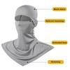 Sun Protection Face Guard Balaclava Solid Color Breathable Moisture-wicking UV-proof Neck Face Protection Cover