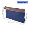 Spacious 12x1x8 Inch Waxed Canvas Tool Pouch with 30% Extra Capacity Secures Full Size Tools Heavy Duty Construction