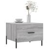 VidaXL Table basse Sonoma gris 50x50x40 cm Bois d'ingénierie 829424