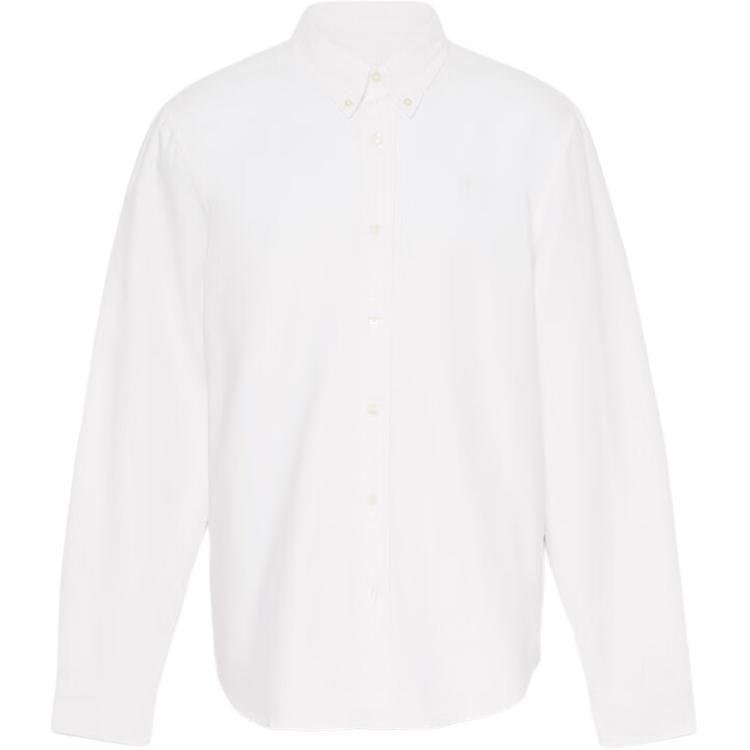 

Timberland Solid Color Long Sleeve Casual Shirt Men shirts White A2ARQ-A94 XL
