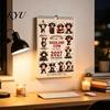 Office Wall Decor Highland Cow Calendar 2027, Cute Hanging Planner for Home Appointment Reminder Book Office, Rustic Farmhouse Desk Decor, Unique