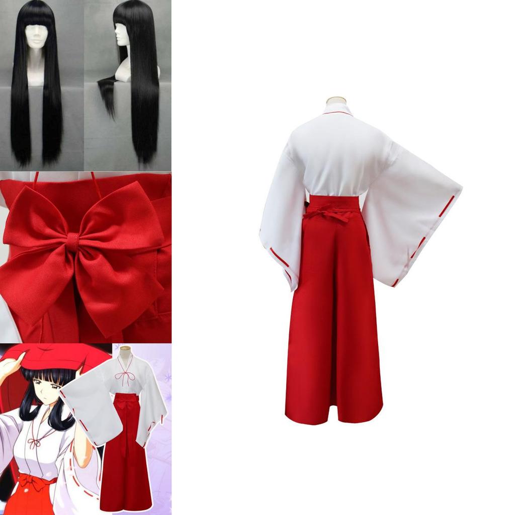Anime Inuyasha Cosplay Kostüme in Premium-Qualität Platycodon Cos Kleidung Japanisches Hexenkostüm für authentisches Rollenspiel