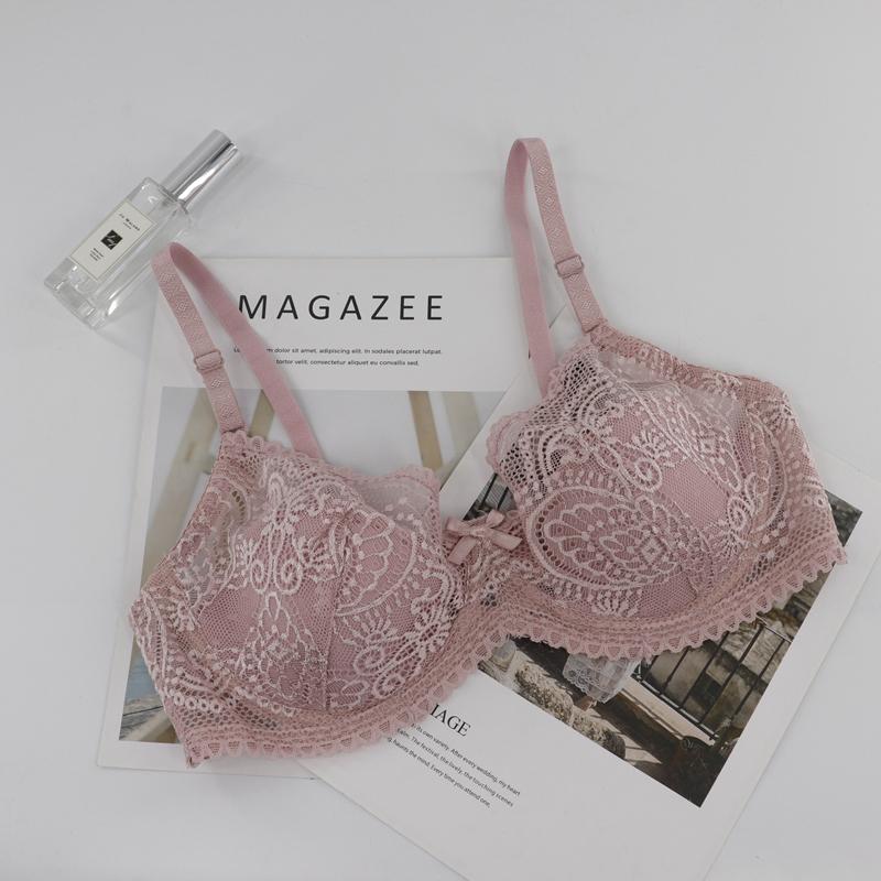 

Женский ультратонкий бюстгальтер с вырезами, сексуальный кружевной бюстгальтер с бантом, удобный, дышащий, на косточках, 75C-100C-6004 36/80C