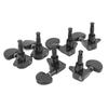 Guitar Machine Head Tuner Metal Semicircle Totally Sealed Guitar Tuning Pegs for Replacement 3L3R