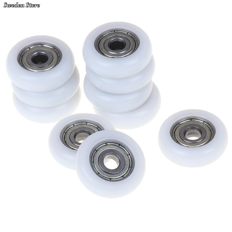 2pcs/5pcs/10pcs Sliding Shower Roller Wheel Plastic Door Replacement Roller Wheel Runner Diameter 21.5mm