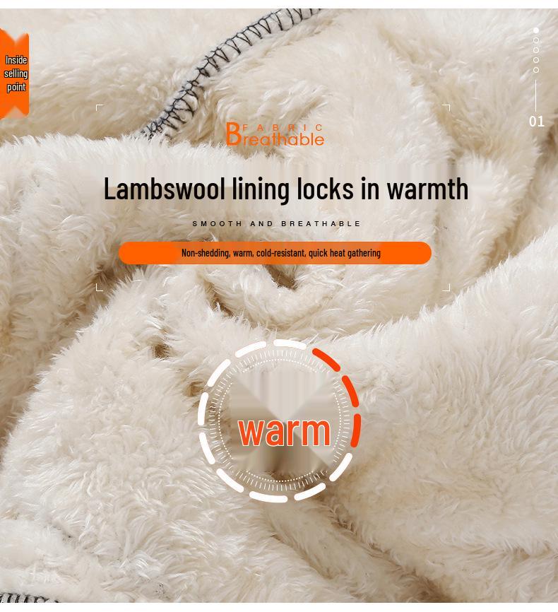 Lässige Winter-Fleece-gefütterte Jogginghosen mit Reißverschlusstaschen, warm und vielseitig für Paare