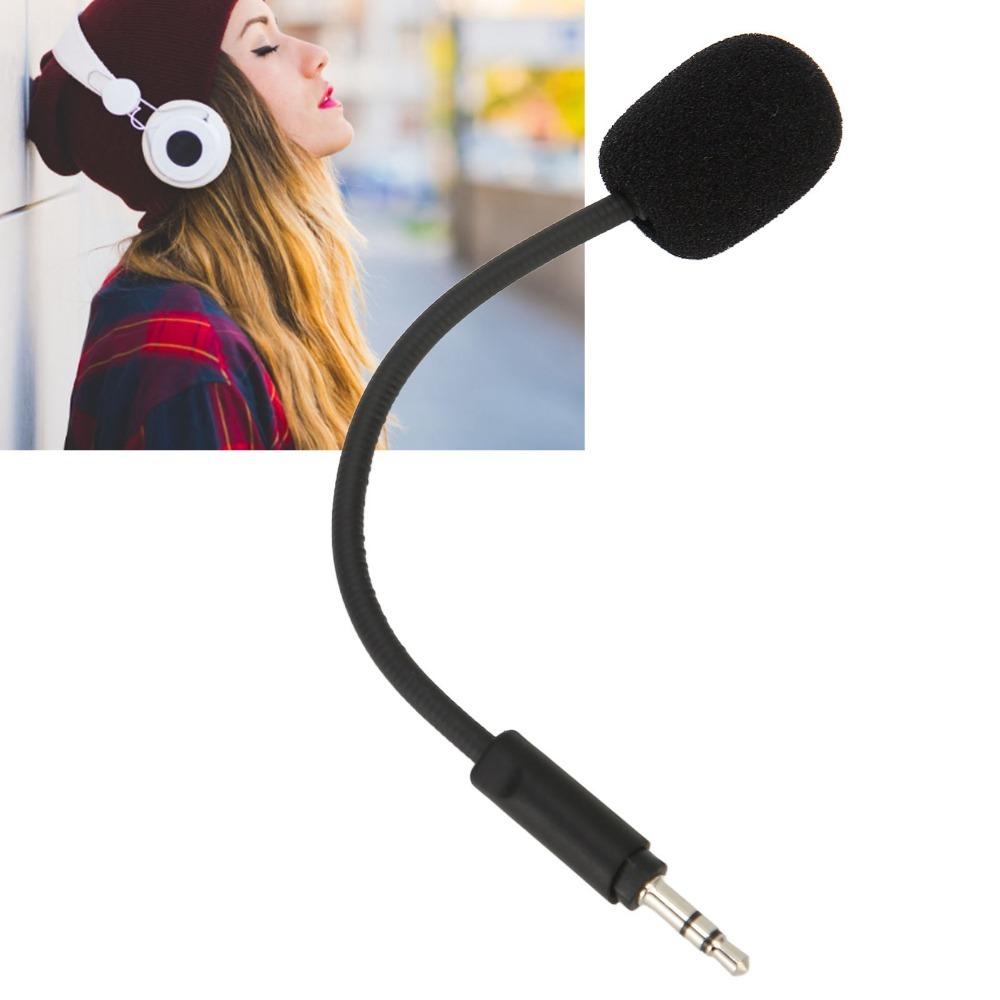 3.5mm Plug Game Headset Microphone Mic Replacement for Logitech G735 for Video Games