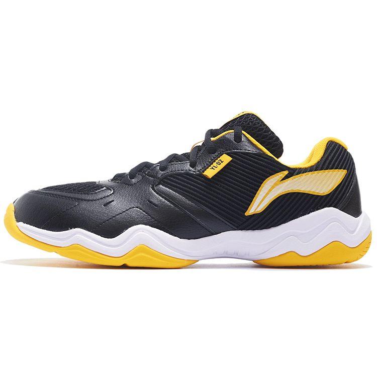 Li Ning Sound Wave 2 Fabric Synthetic Leather Shock Absorbing Breathable Wear Resistant Non Slip Low Top Badminton Shoes Unisex sneaker AYTS016-5