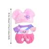 Estilo Animal 20cm Boneca de Pelúcia Roupas Roxo Mini Boneca de Pelúcia Roupas Presente de Aniversário