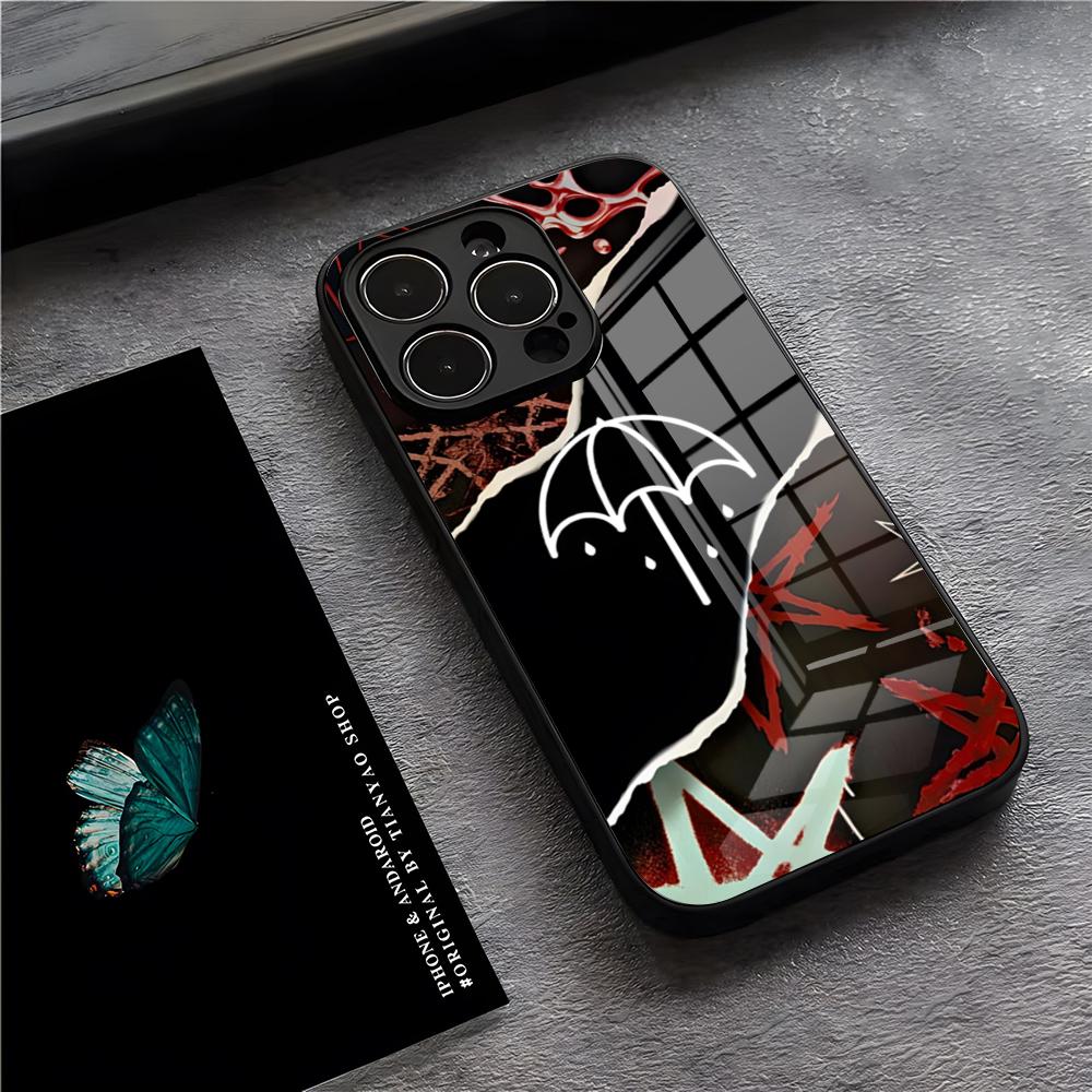 Bring Me The BMTH Horizon Phone Case For IPhone 17 Pro Max 15 Pro 16 14 Plus 12 13 Mini 11 Pro Shockproof Glass Cover