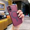 Applicable to iPhone11 mobile phone case matte magnetic suction Apple 11 skin feeling 11 with lens film all-inclusive anti-drop protective cover