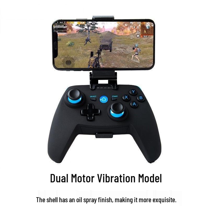 Bluetooth Vibration Game Controller for Android, TV, & PC - Compatible with Minecraft & PUBG