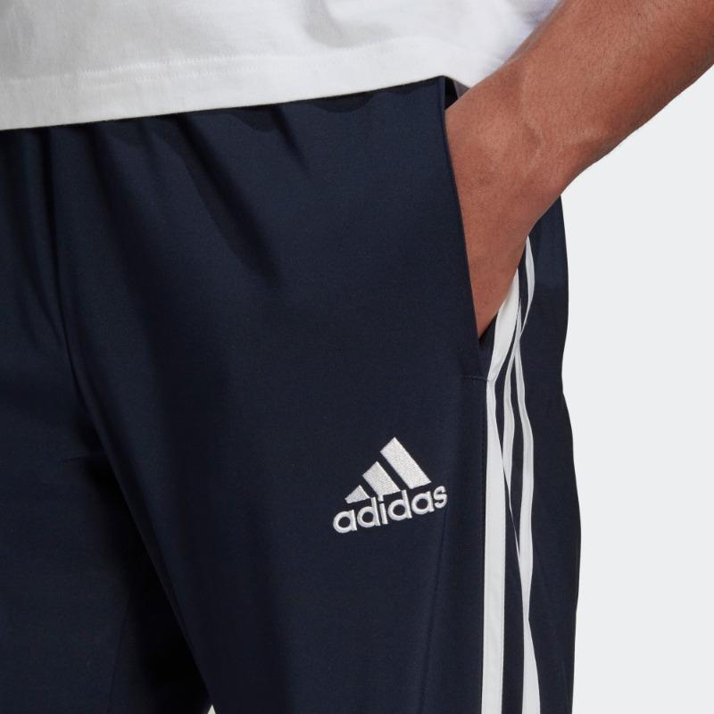 New Adidas Knitted Sports Pants Men's Blue GK8983