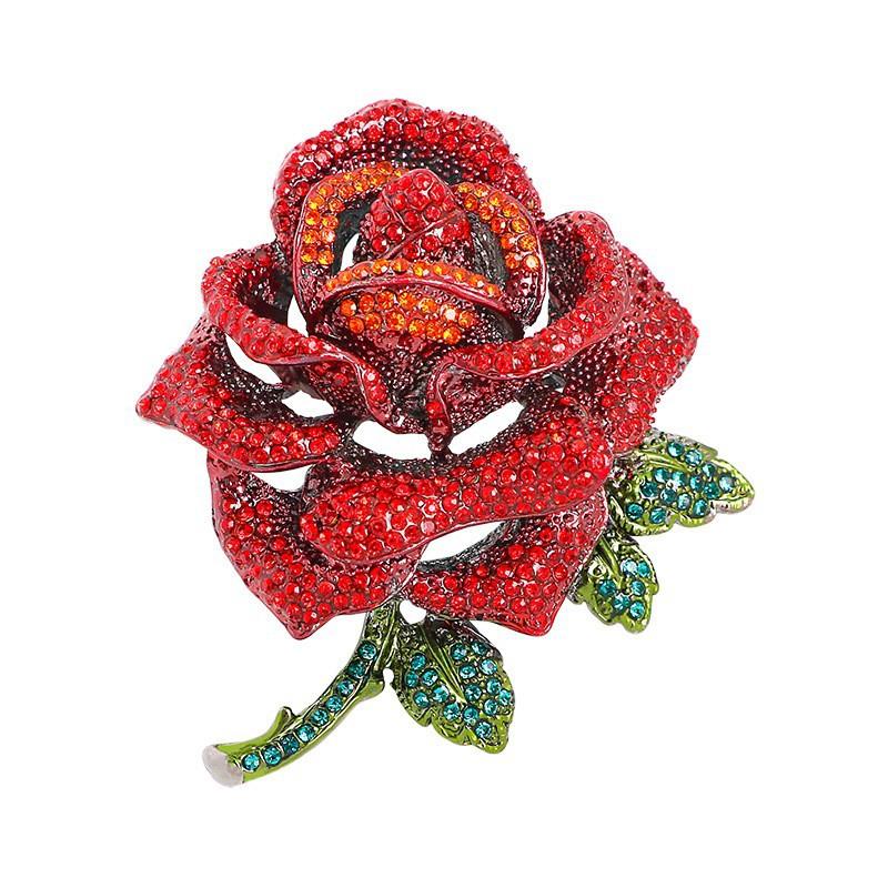 Flower brooch autumn and winter fashion brooch niche high-end design sense pin temperament accessories
