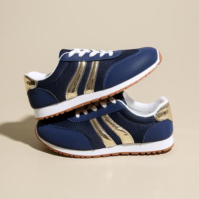 Fashion New Woman Trend Casual Sneakers Comfortable Lace Up Flats Tennis Shoe Breathable Walking Jogging Shoe Zapatillas De Mujer