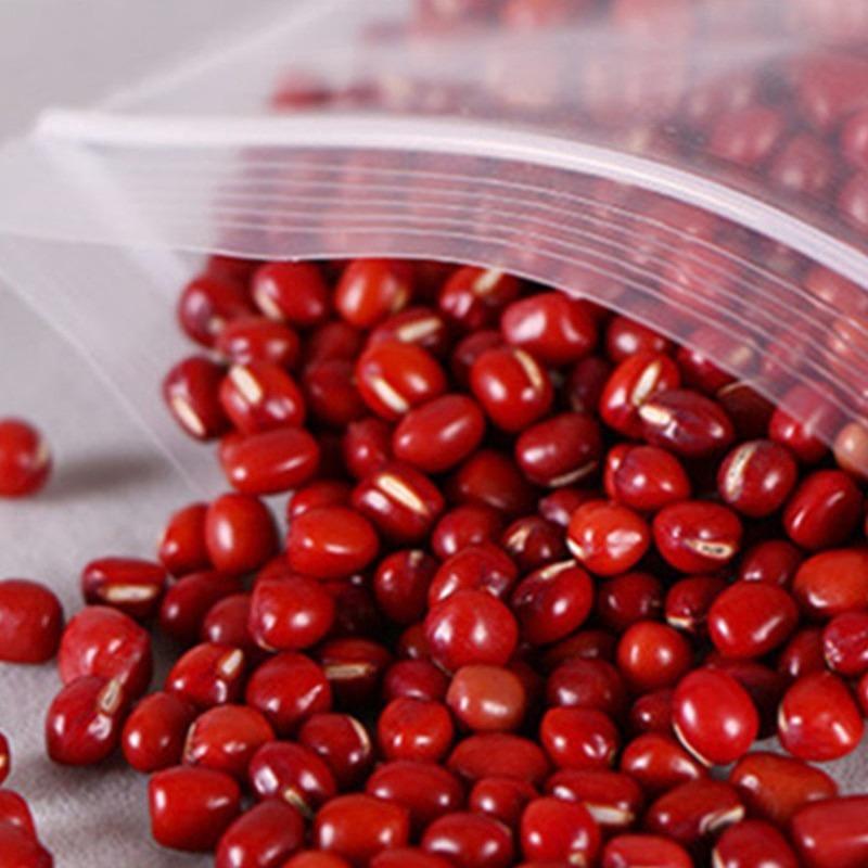 100pcs Transparent Plastic Bags Reusable Selaing Zip Bag PE Thicken Sealed Storage Bag Food Jewelry Packing Organizer Pouch