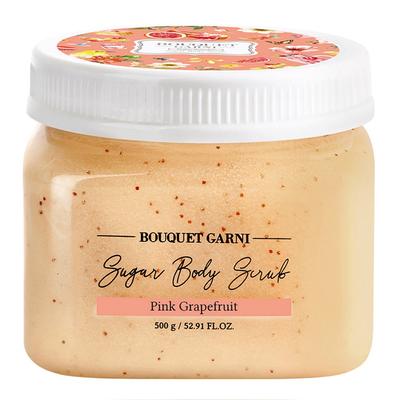 Sugar Body Scrub Pink Grapefruit Fragrance, 500g, 1 Piece
