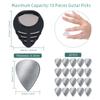 0.3mm Stainless Steel and Metal Guitar Picks with Holder and Storage Box