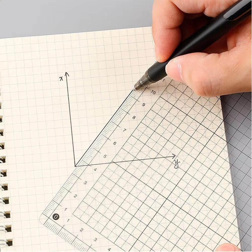 Transparent Grid Scale Ruler Non Slip Writing Board New Learning Pad  Student Writing