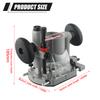 65mm Base Trimming Machine 65mm Garden Heavy-duty Home Home Garden Metal Power Tools Replacement Routers Rubber