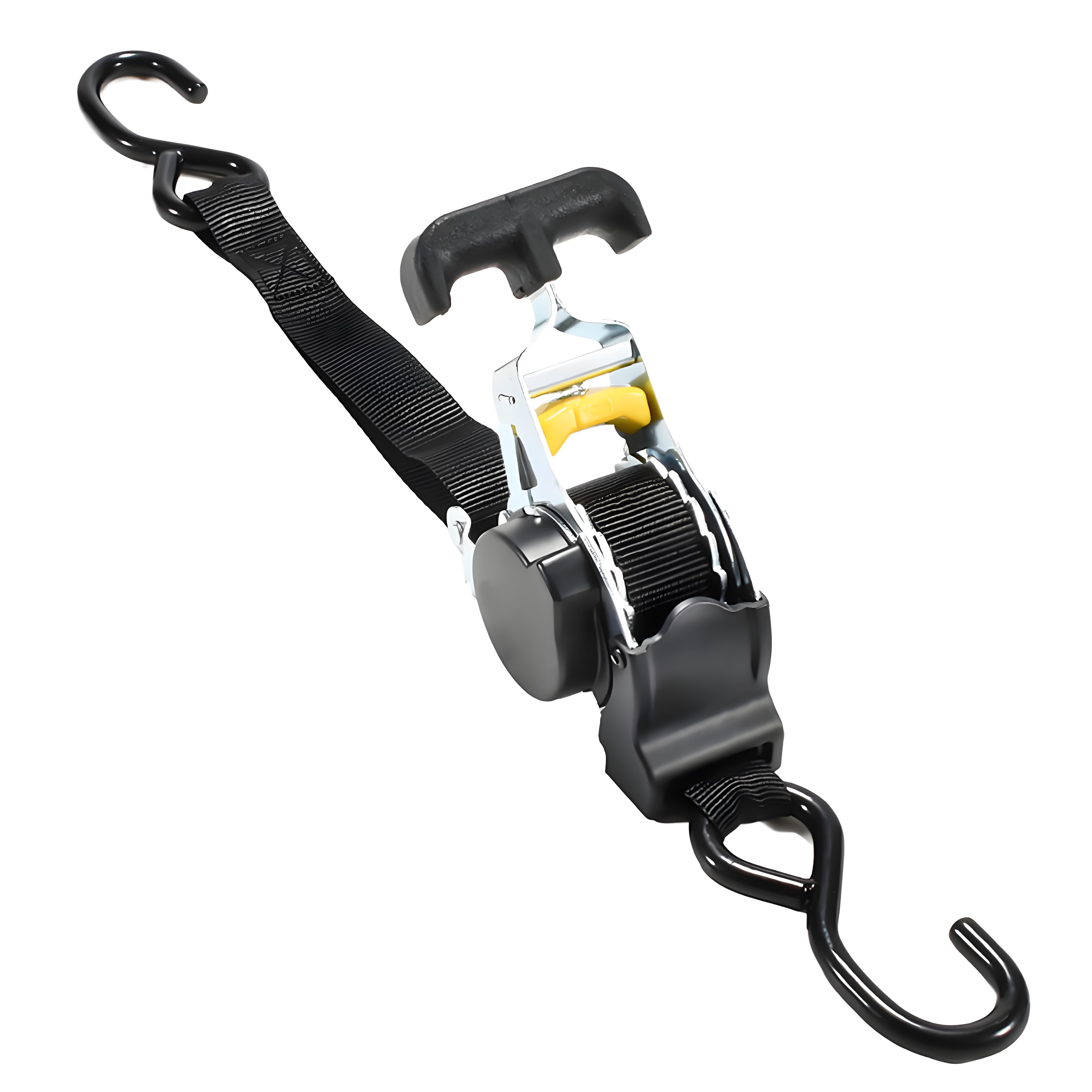 

Self-Retracting Truck Bed Straps | Tool-Free Installation & Secure Hold | for Motorcycle ATV Kayak Cargo Hauling чёрный