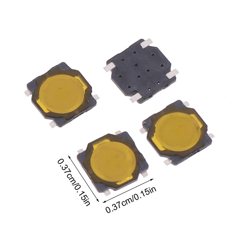 

20Pcs 4 Feet Foot Patch Micro Button Switches Metal Dome 3.7*3.7*0.35MM Membrane Button Switch Thin Film Touch Switch