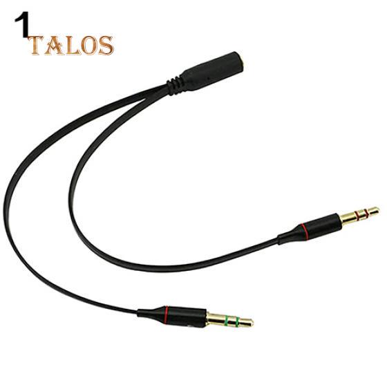 

Аудио микрофонный Y-разветвитель кабель адаптер для наушников гнездо на 2 штекера адаптер компьютерные гаджеты чёрный