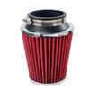 Universal 76MM 3Inch Car  Filter Sport Power Mesh  High  Car Cold  Intake Filter Induction Kit  Cleaner OFI077