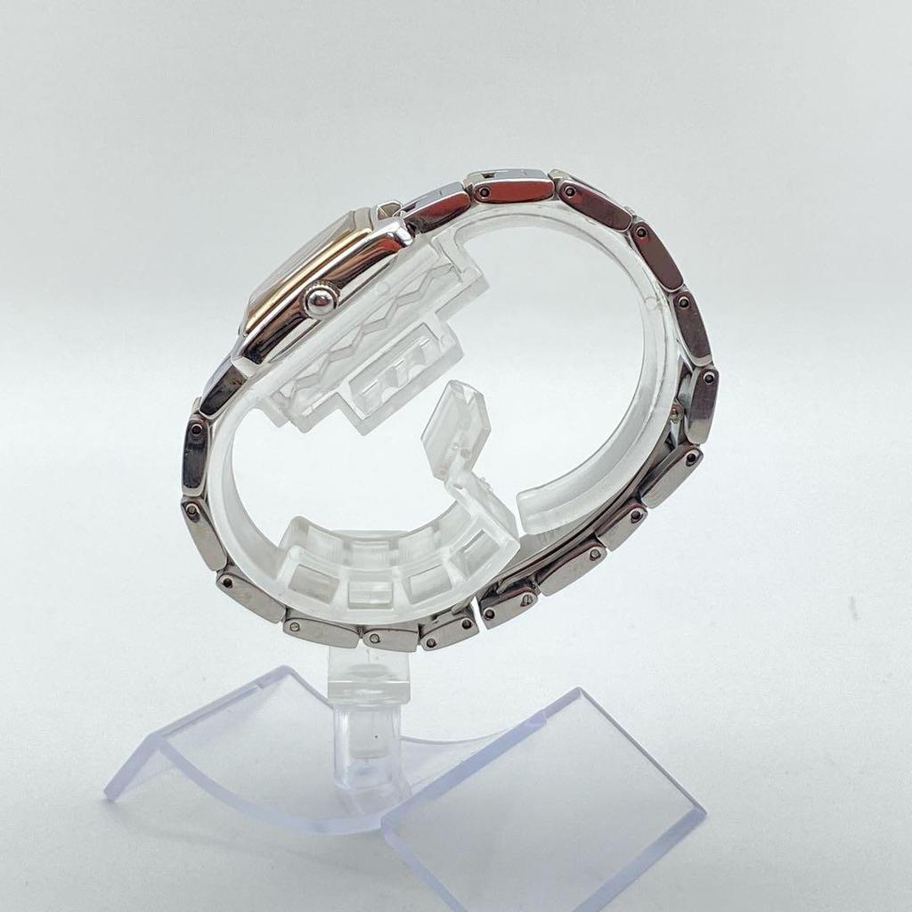 Used Seiko Rukia 1F21-5C40 Ladies Combi Square New Battery