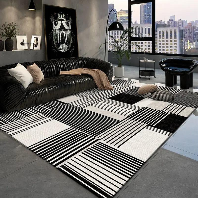 Nordic Geometric Carpet Rugs for Bedroom Washroom Floor Mat Living Room Decoration Rugs for Bedroom Carpets for Living Room