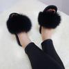 Elegant And Comfortable Women's Girls' Fur Slides With Soft Fuzzy Furry Slippers