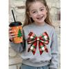 Kids Crewneck Sweatshirt, Bow Graphic Print