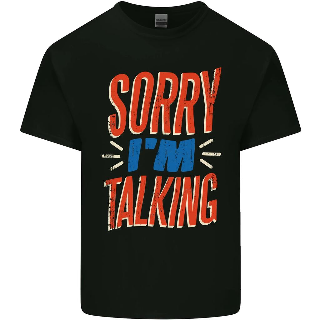Im Talking Funny Sarcasm Sarcastic Slogan Kids T-Shirt Childrens