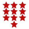 10pcs Reflective Star Decals for Car Motorcycle Night Visibility Safety Stickers Enhanced Nighttime Safety Easy To Apply