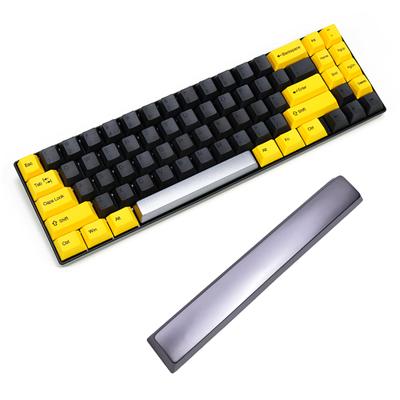 Leertastenkappen aus Zinklegierung mit Gold-/Silber-Finish. Hochbeständige Metalltastenkappen für mechanische Tastaturen verbessern das Tippen.