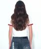 Nigaennikol Nicole Printing Ringer Crop Top_White Red