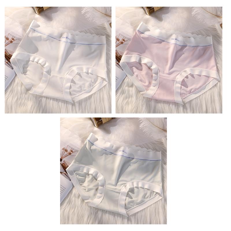 3 PCS Women's High Waist Panties Modal Underwear Breathable Boxer Briefs Lightweight Soft Undies F