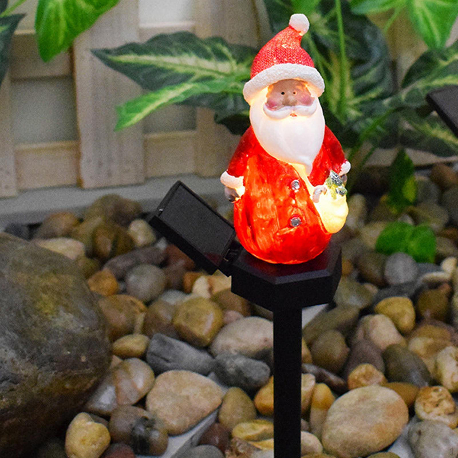 

Рождественские украшения Свет на солнечной энергии Декоративная лампа высотой 17 дюймов Водонепроницаемая для живых изгородей, заборов,